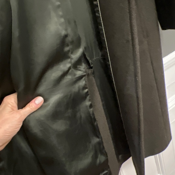 Banana Republic Olive Wool Military Trench -size M - Picture 6 of 16